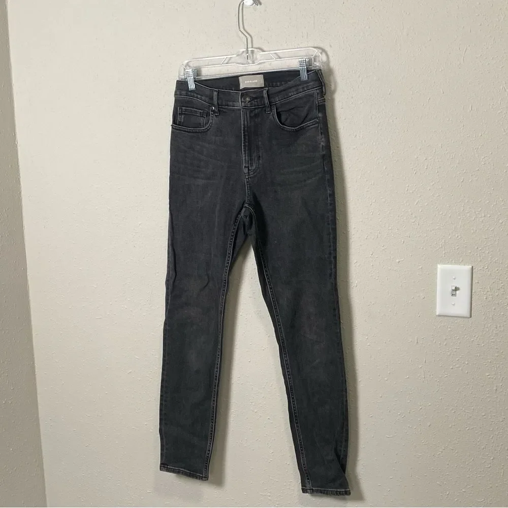 Everlane Black High Rise Skinny Jeans Size 28 Tall Denim Minimalist Classic